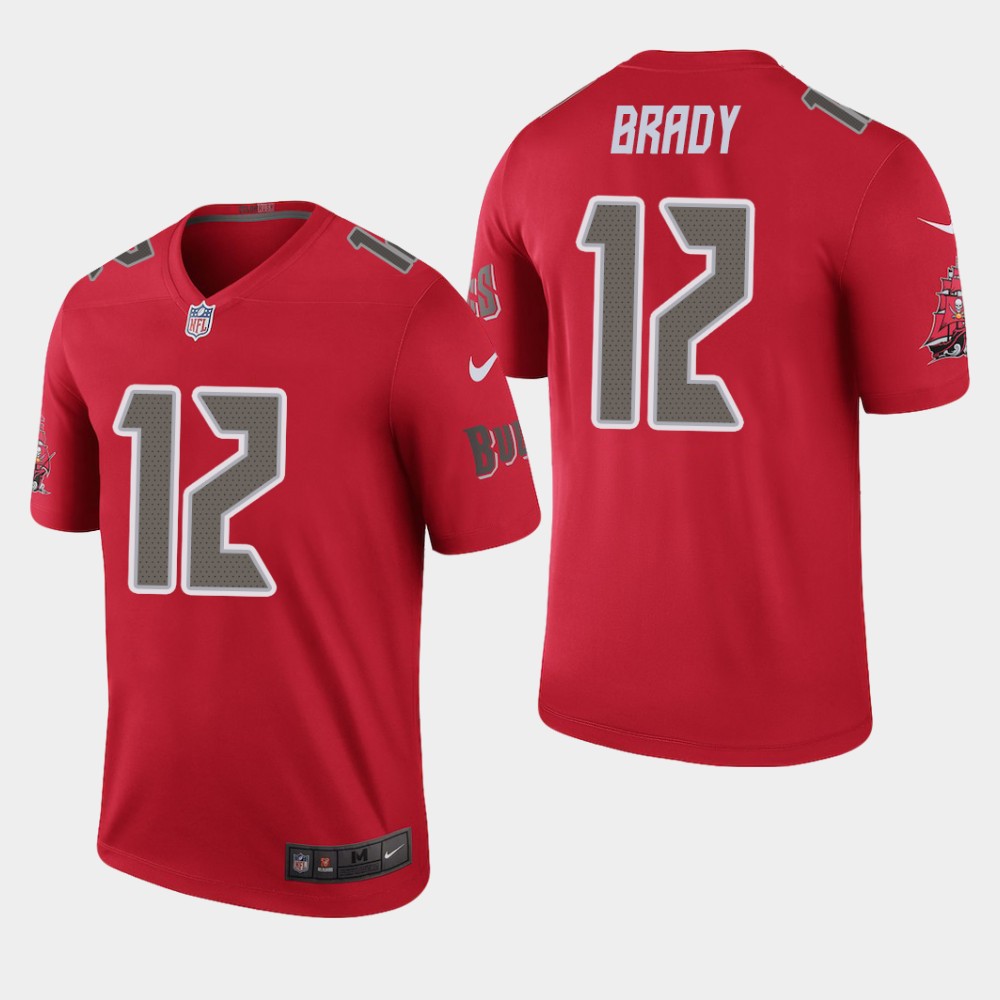 Nike Buccaneers 12 Tom Brady Color Rush Legend Red Jersey,We sell and wholesale Nike Buccaneers 12 Tom Brady Color Rush Legend Red Jersey on line form chian!